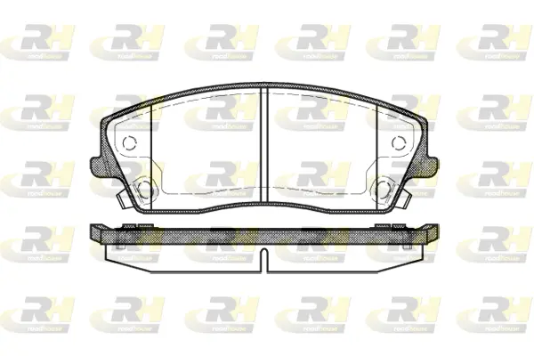 Brake Pad Set, disc brake (21126.08)