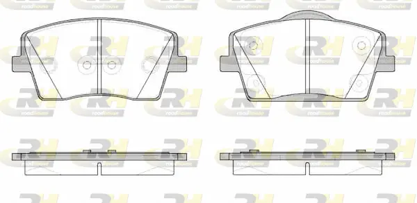 Brake Pad Set, disc brake (21823.00)