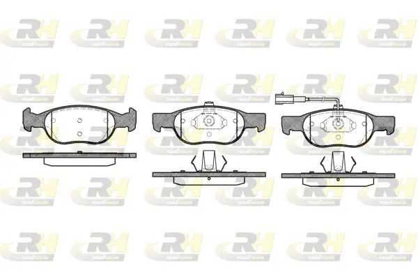 Brake Pad Set, disc brake (2588.31)