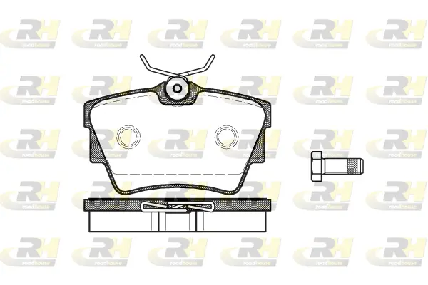 Brake Pad Set, disc brake (2591.10)