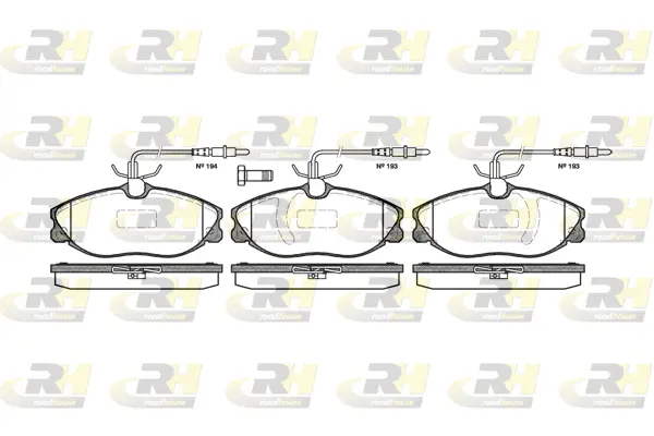 Brake Pad Set, disc brake (2604.14)
