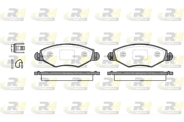 Brake Pad Set, disc brake (2643.20)
