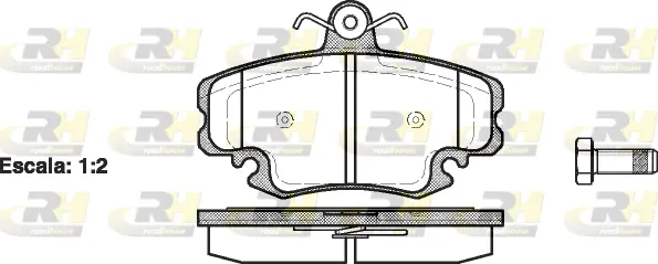 Brake Pad Set, disc brake (2141.20)