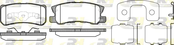 Brake Pad Set, disc brake (2803.12)