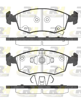 Brake Pad Set, disc brake (2172.72)