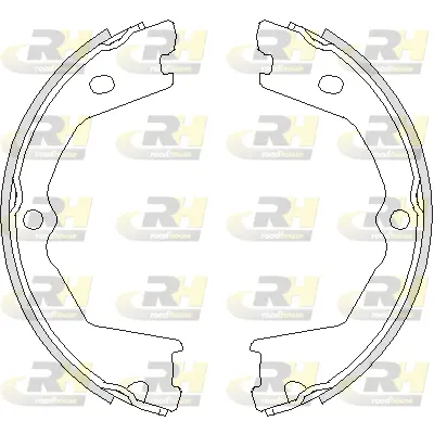 Brake Shoe, parking brake (4733.00)