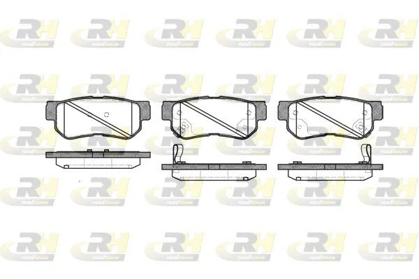 Brake Pad Set, disc brake (2746.32)