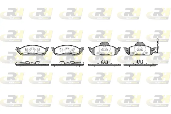 Brake Pad Set, disc brake (2697.01)