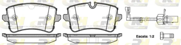 Brake Pad Set, disc brake (21343.10)