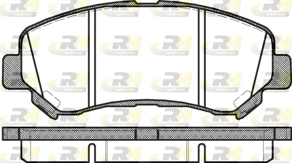 Brake Pad Set, disc brake (21318.00)