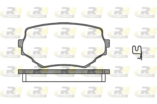 Brake Pad Set, disc brake (2594.02)