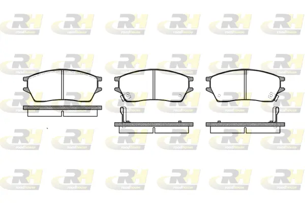 Brake Pad Set, disc brake (2243.02)