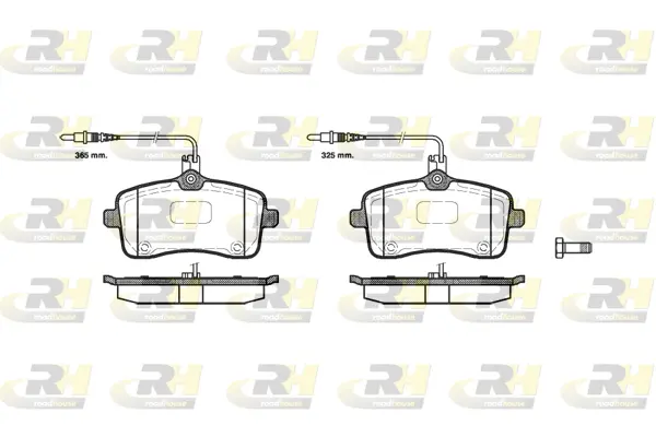 Brake Pad Set, disc brake (21102.04)