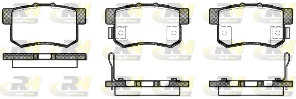 Brake Pad Set, disc brake (2325.52)