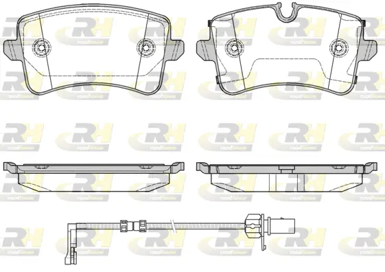 Brake Pad Set, disc brake (21343.20)