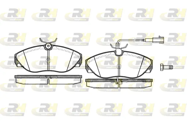 Brake Pad Set, disc brake (2486.11)