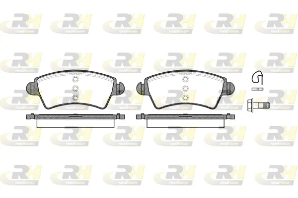 Brake Pad Set, disc brake (2726.10)