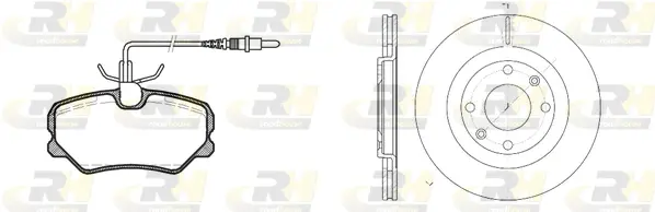 Brake Kit, disc brake (8262.00)