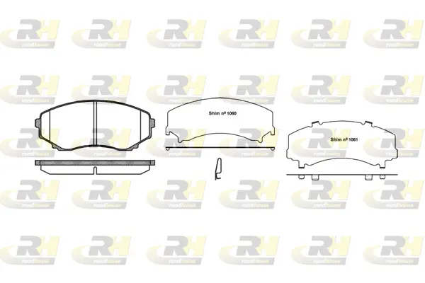 Brake Pad Set, disc brake (2397.22)