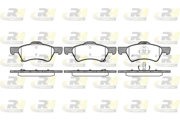 Brake Pad Set, disc brake (2810.02)