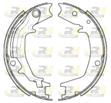 Brake Shoe, parking brake (4235.00)