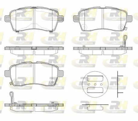Brake Pad Set, disc brake (21833.02)