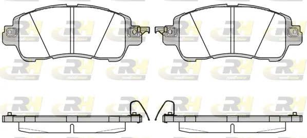 Brake Pad Set, disc brake (21656.04)