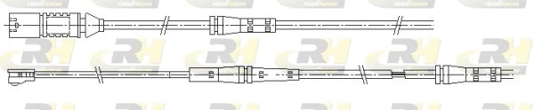 Warning Contact, brake pad wear (001199)