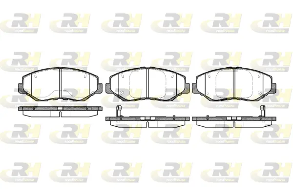 Brake Pad Set, disc brake (2899.00)
