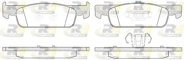 Brake Pad Set, disc brake (21540.00)