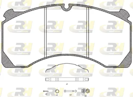 Brake Pad Set, disc brake (JSX 2847.80)