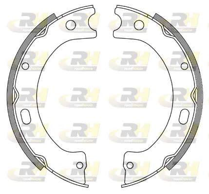 Brake Shoe, parking brake (4243.00)