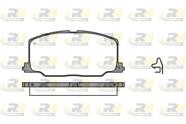 Brake Pad Set, disc brake (2268.04)