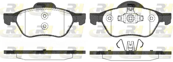 Brake Pad Set, disc brake (2962.10)