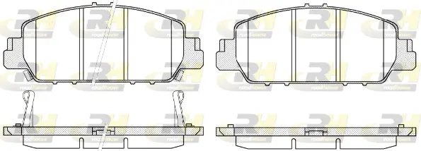 Brake Pad Set, disc brake (21548.02)