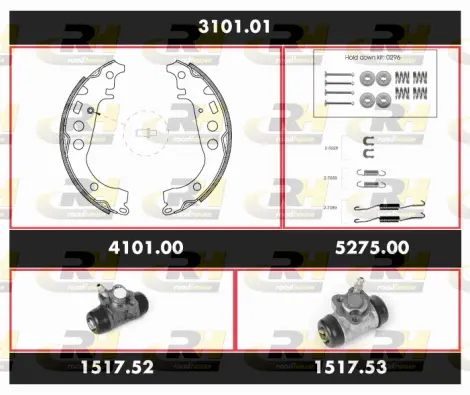 Brake Kit, drum brake (3101.01)