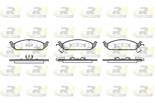 Brake Pad Set, disc brake (2570.02)