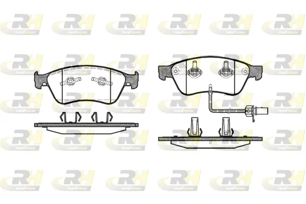 Brake Pad Set, disc brake (21056.02)