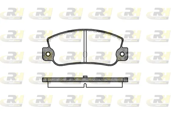 Brake Pad Set, disc brake (2025.30)