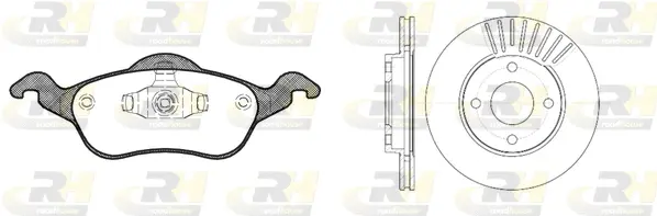 Brake Kit, disc brake (8691.00)