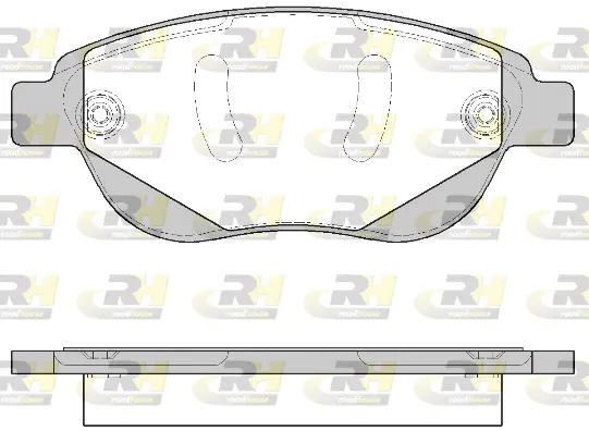 Brake Pad Set, disc brake (2841.40)