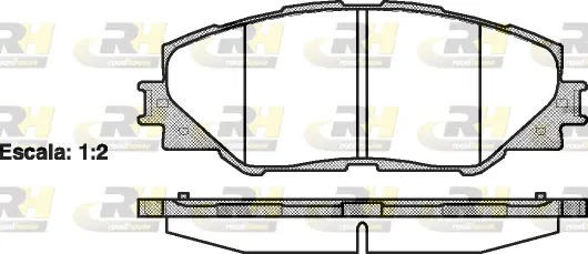 Brake Pad Set, disc brake (21234.00)