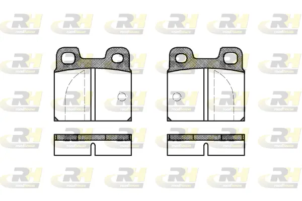 Brake Pad Set, disc brake (2005.00)