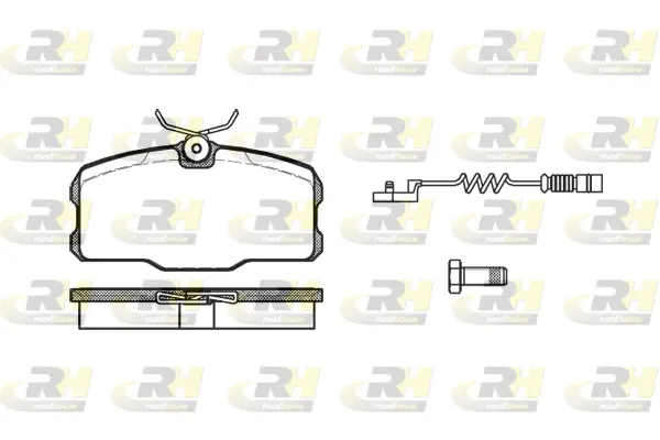 Brake Pad Set, disc brake (2207.12)