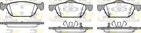 Brake Pad Set, disc brake (21384.02)