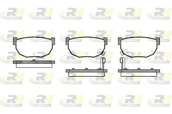 Brake Pad Set, disc brake (2151.02)