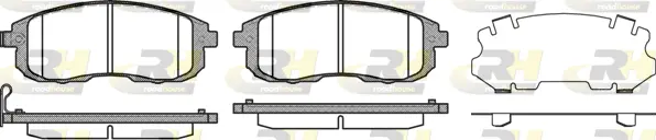 Brake Pad Set, disc brake (2293.11)