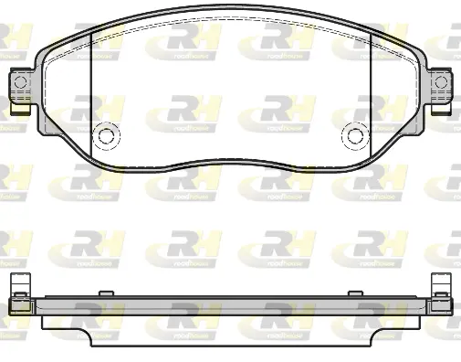 Brake Pad Set, disc brake (21617.08)
