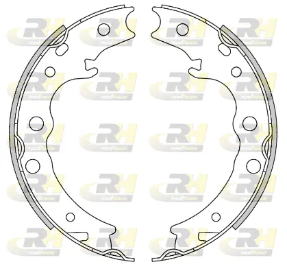 Brake Shoe, parking brake (4448.00)