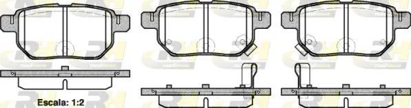 Brake Pad Set, disc brake (21286.02)